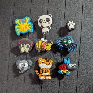 Animal-Themed Shoe Charms Set